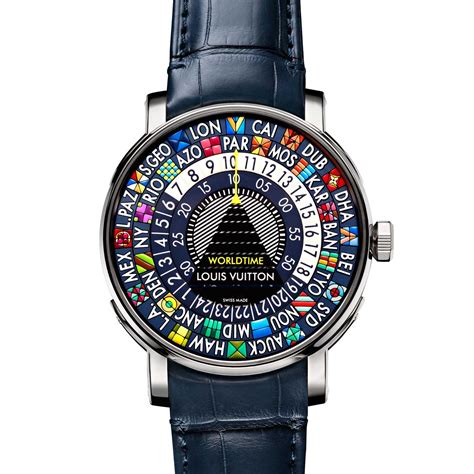 louis vuitton worldtimer watch